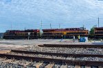 A westbound KCS train rolls through Rosenberg